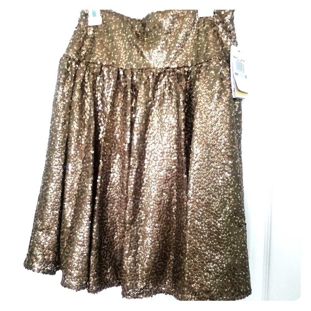 Gold Michael Kors Skirt